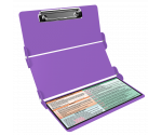 WhiteCoat Clipboard® Trifold - Lilac Physical Therapy Edition